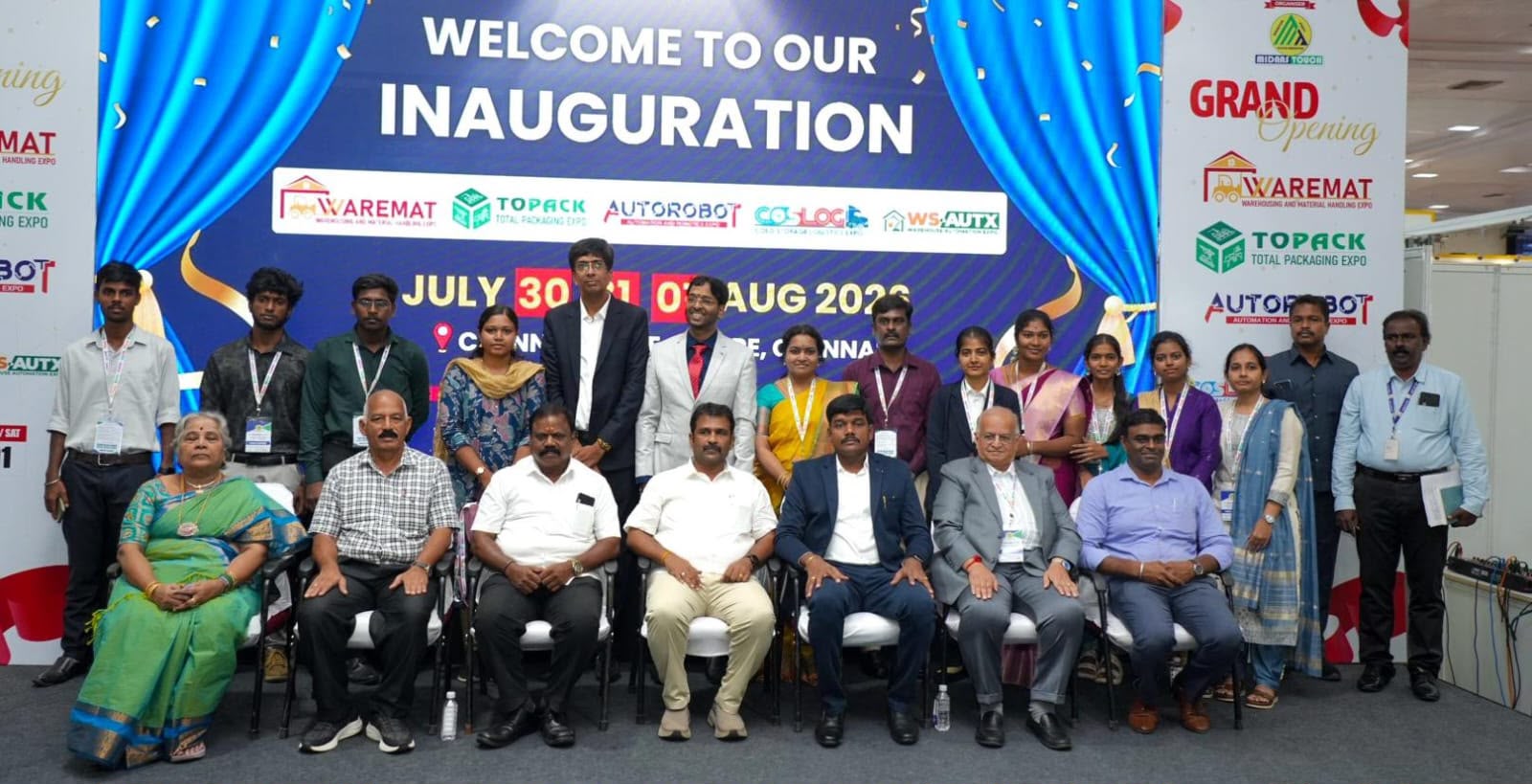 புதிய தொழில்நுட்பங்களை ஏற்றுக்கொள்ளும் நிறுவனங்களே நாளைய தொழில்தசென்னை WAREMAT கண்காட்சியை துவக்கி வைத்து அமைச்சர் பி. மதன் ராஜா பேச்சு..